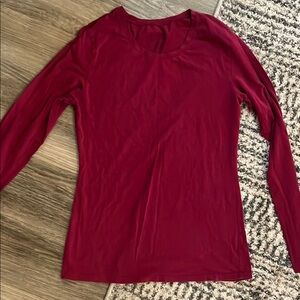 Women's Long Sleeve Red Top